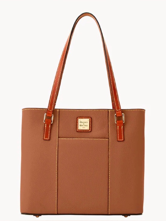 Dooney & Bourke Handbags - $328 Dooney & Bourke Pebble Grain Small Lexington Leather Tote Bag Caramel